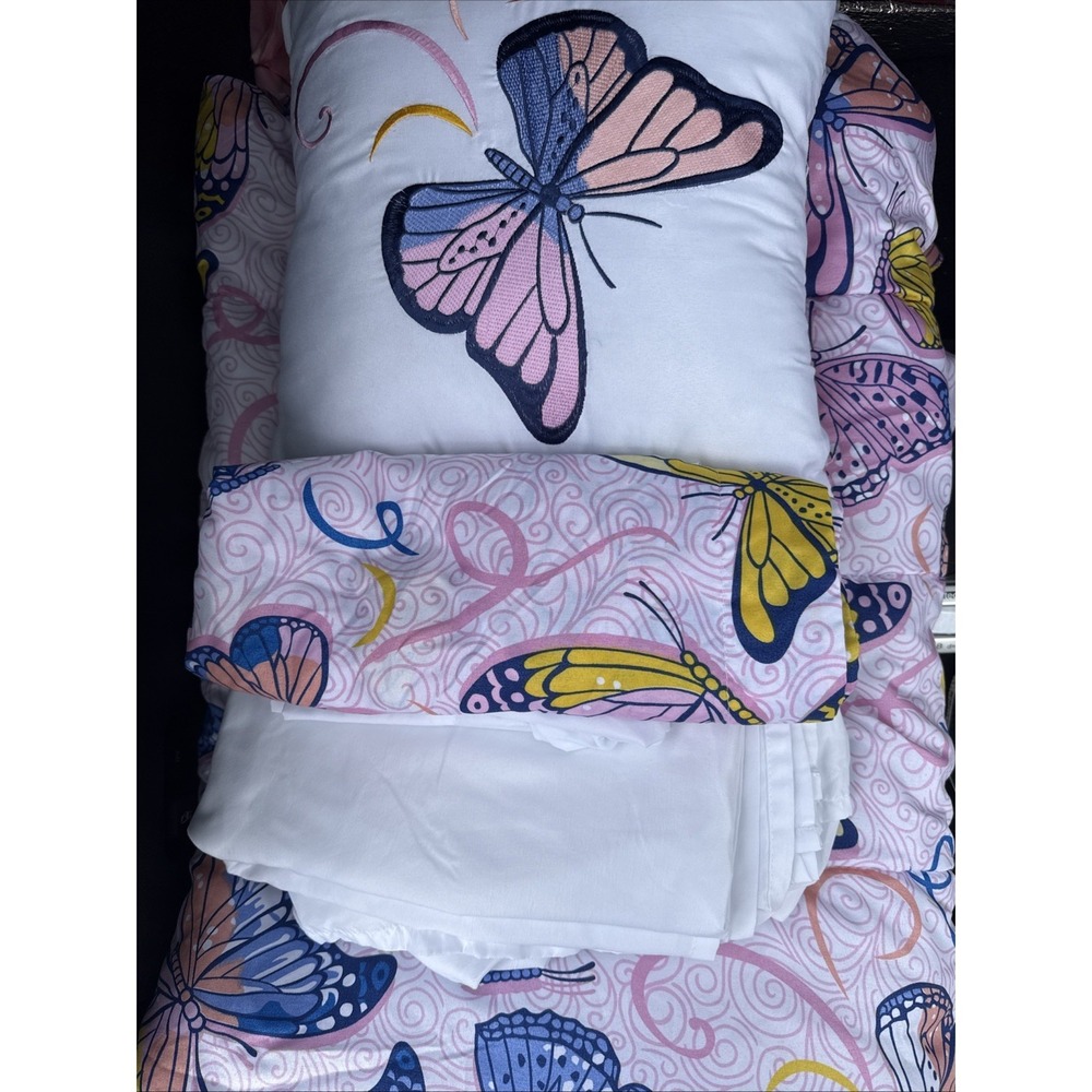 Butterfly Twin Comforter set Y2k girlie fairy